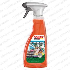 Очищувач-поліроль пластика матовий 500 мл SONAX Cockpit Pfleger - Havanna Love (368241), зображення 3