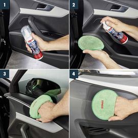 Догляд і захист для пластику та гуми з матовим ефектом 300 мл SONAX TiefenPfleger Seidenmatt (383041), зображення 5