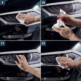 Набір для полірування пластикових фар 75 мл SONAX Headlight Restoration Kit (405941), зображення 9