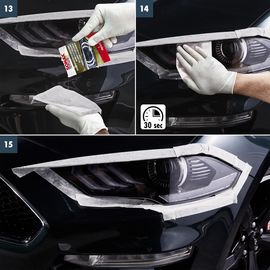 Набір для полірування пластикових фар 75 мл SONAX Headlight Restoration Kit (405941), зображення 10