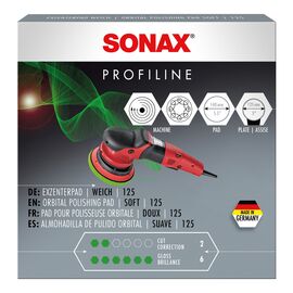 Полірувальний круг м'який фінішний 125 мм SONAX PROFILINE ExzenterPad weich (492500), зображення 2