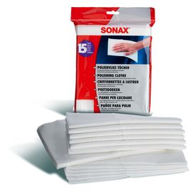 Екстрам’які серветки для фінішного полірування кузова 15 шт SONAX Polishing Cloths (422200), зображення 3