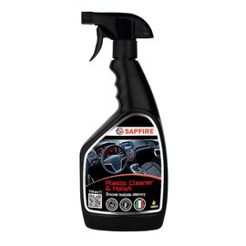 Очищувач-поліроль пластика 710 мл SAPFIRE Plastic Cleaner & Polish - лимон (002838), зображення 2
