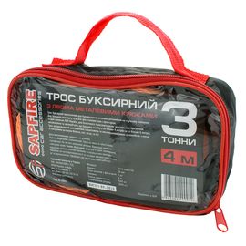Трос буксирний 3 тонни 4 м SAPFIRE (400052), зображення 2