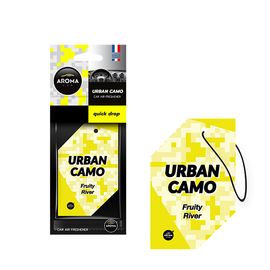 Автомобильный ароматизатор Aroma Car Urban Camo - Fruity River (831648), Аромат: Quick Drop