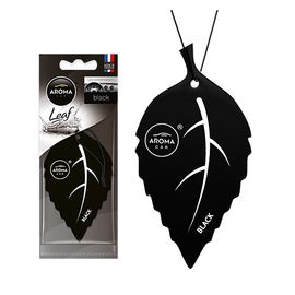 Автомобільний ароматизатор Aroma Car Leaf - Black (920888), Аромат: Black, зображення 2