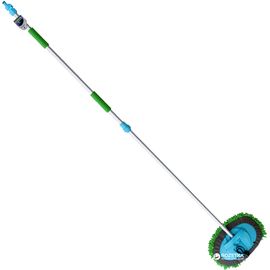 Швабра телескопічна з підключенням води та знімним мопом з мікрофібри 90-165 см SAPFIRE (002944), зображення 2