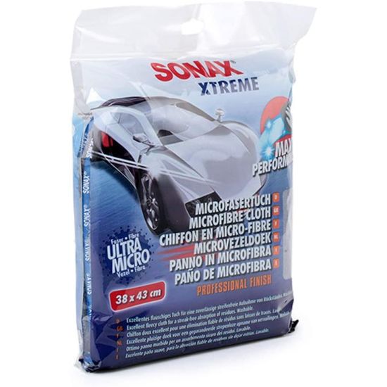 Професійна серветка з мікрофібри 38х43 см SONAX XTREME Microfasertuch PROFESSIONAL Finish (416341), зображення 2