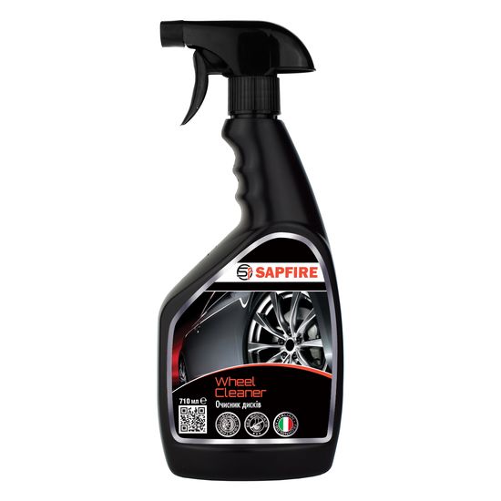 Очисник легкосплавних та сталевих дисків 710 мл SAPFIRE Wheel Cleaner (748506), зображення 3