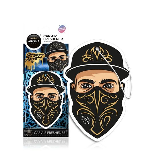 Автомобильный ароматизатор Aroma Car Street Art - Mask (832683), Аромат: Mask, зображення 2