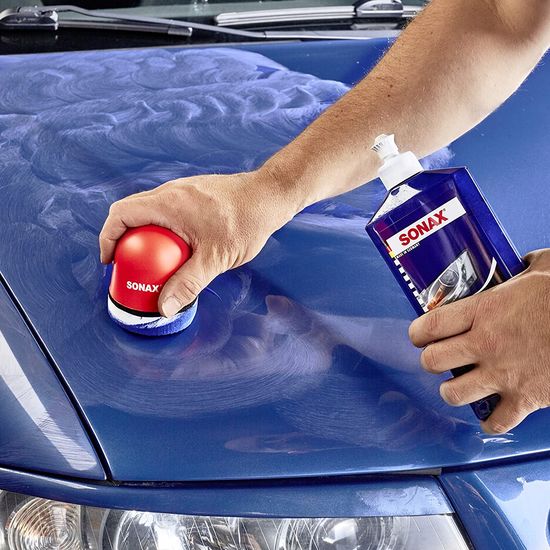 Цветной полироль с воском зелёный 500 мл SONAX Polish&Wax Color (296700), Об’єм: 500 мл, зображення 2