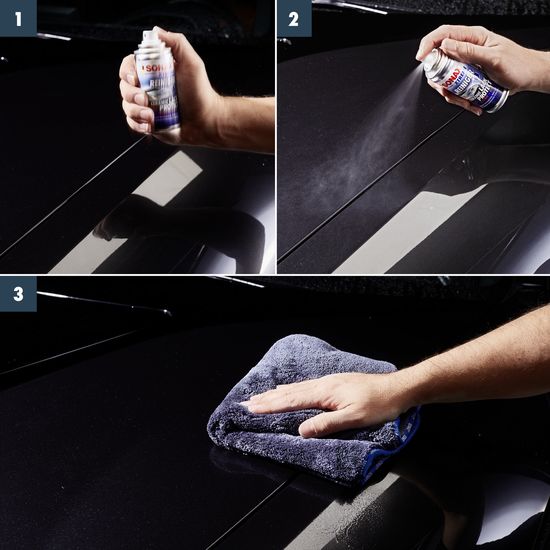 Набір для захисту ЛФП керамічним покриттям (рідке скло) 240 мл SONAX XTREME Ceramic Lackprotect (247941), зображення 6