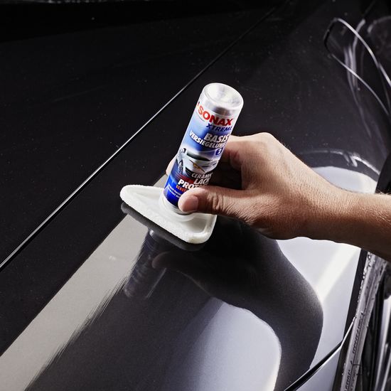 Набір для захисту ЛФП керамічним покриттям (рідке скло) 240 мл SONAX XTREME Ceramic Lackprotect (247941), зображення 7