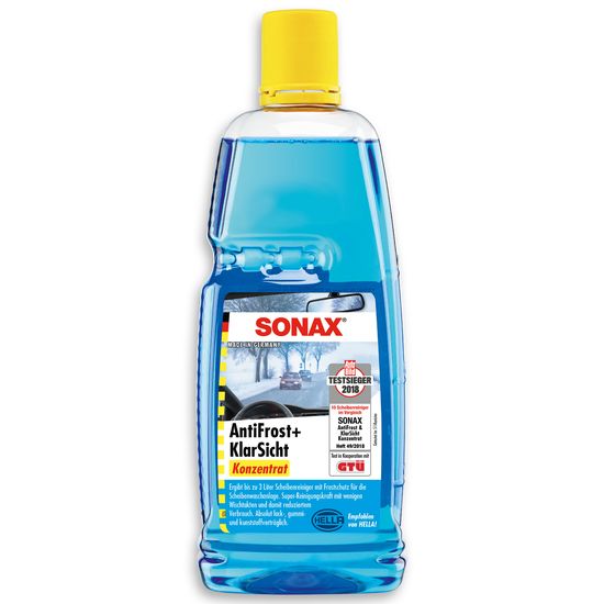 Концентрат омивача скла зимовий -70 ° С 1 л SONAX Antifrost + Klarsicht Konzentrat (332300), зображення 2