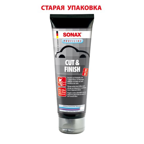 Полірувальна паста для кузова автомобіля 250 мл SONAX PROFILINE Cut + Finish 5-5 (225141), зображення 3