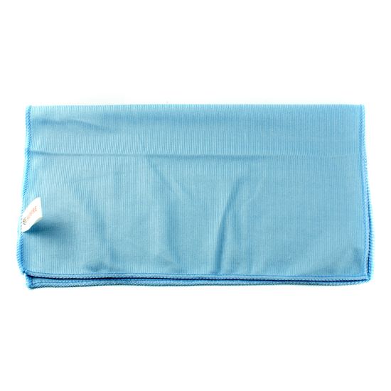 Серветка з мікрофібри для скла 35х40 см блакитна SAPFIRE Microfiber Glass (791024), зображення 2