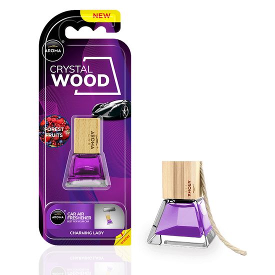 Автомобильный ароматизатор Aroma Car Wood - Crystal Wood - Forest Fruits 7 мл (928396), Аромат: Forest Fruits, зображення 2