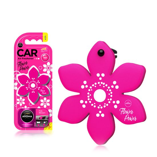 Автомобільний ароматизатор Aroma Car Flower - Pink Blossom (925562), Аромат: На обдув + Підвісний