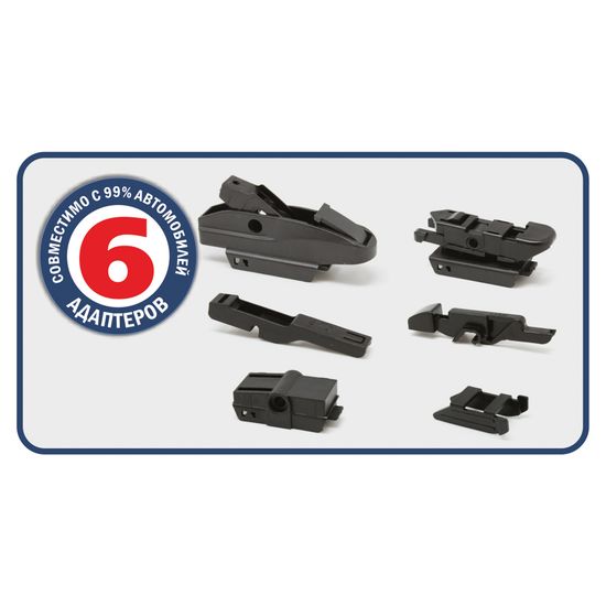 Щітка склоочисника безкаркасна 425 мм PROSWISSCAR GW-17 (000452), зображення 3