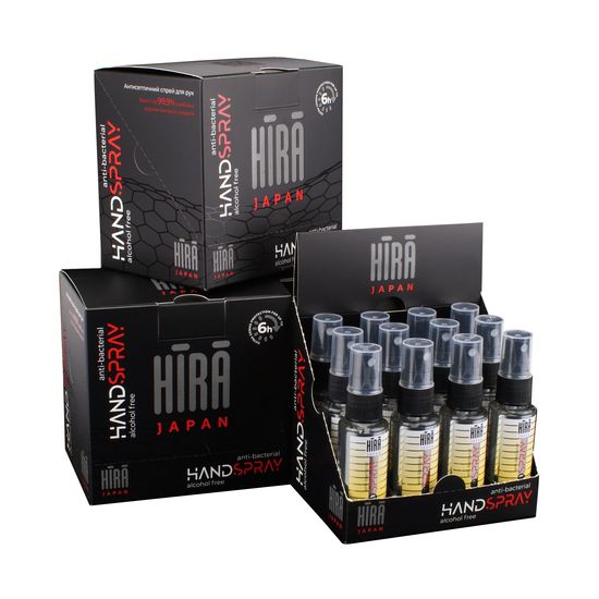 Антисептичний спрей для рук Рисове молочко 35 мл HIRA (960010), Об’єм: 35 мл, Аромат: Рисовое молочко, зображення 2