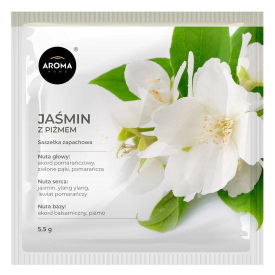 Ароматичні саше Aroma Home, Базова серія, Жасмин з мускусом 5,5 г (100254), Аромат: Жасмин с мускусом