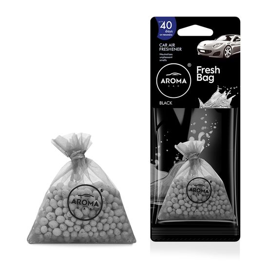 Автомобільний ароматизатор Aroma Car Ceramic Fresh Bag - Black 20 гр (100766), Аромат: Black, зображення 2