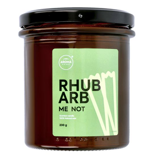 Ароматична свічка Aroma Home, Modern Fruits, Ревінь 230 г  (102333), Аромат: Ревень