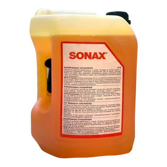 Шампунь для мойки автомобиля с блеском (концентрат) 5 л SONAX Glanzshampoo Konzentrat (314500)