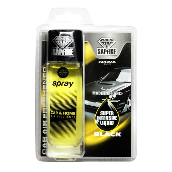 Автомобільний ароматизатор SAPFIRE Aroma Car Pump Spray Classic - Black 50 мл (631869), Аромат: Black