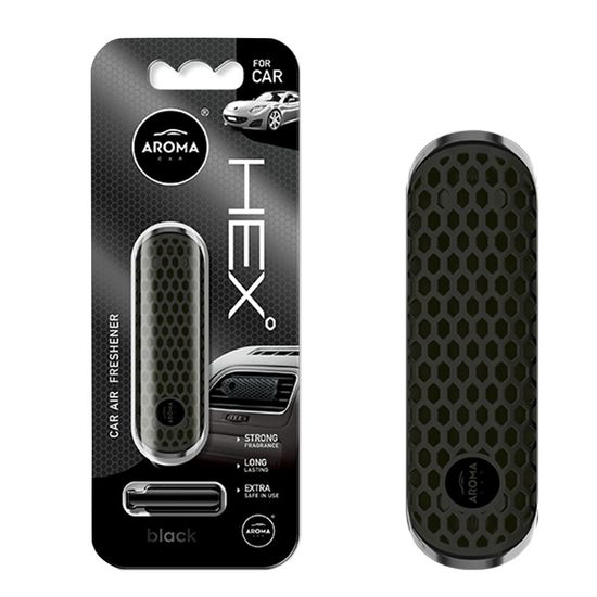 Автомобільний ароматизатор Aroma Car HEX - Black (835752), Аромат: Black, зображення 2