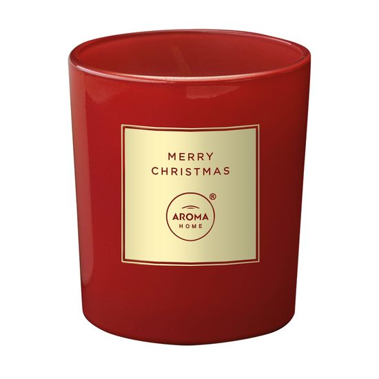 Ароматична свічка Aroma Home Merry Christmas - Яблуко та кориця 140 г (839866), Аромат: Яблоко и корица