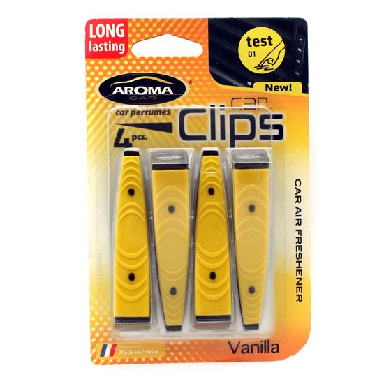 Автомобильный ароматизатор Aroma Car Clips - Vanilla (923858), Аромат: Vanilla, зображення 2