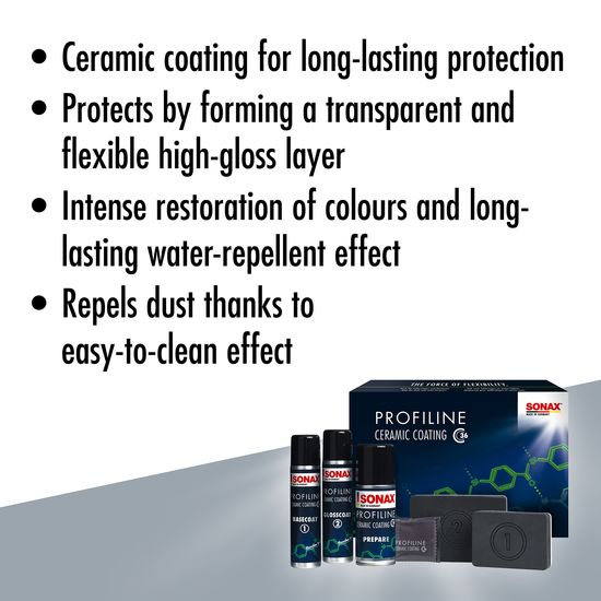Керамічне захисне покриття для ЛКП автомобіля SONAX PROFILINE Ceramic Coating CC36 (236941), зображення 12