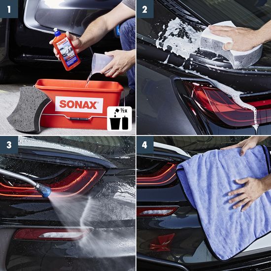 Шампунь-консервант для лакофарбового покриття 500 мл SONAX XTREME Wash + Seal (244200), зображення 5