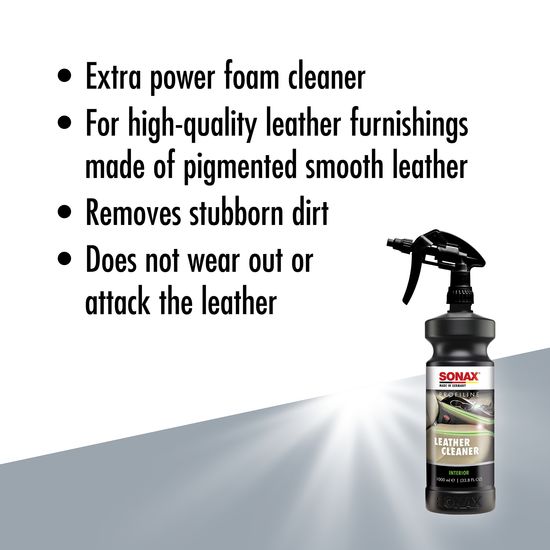 Засіб для ефективного очищення гладкої шкіри 1 л SONAX PROFILINE Leather Cleaner (281300), зображення 7