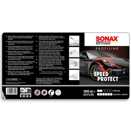 Засіб захисту поверхні кузова автомобіля 1 л SONAX PROFILINE SpeedProtect (288405), зображення 4