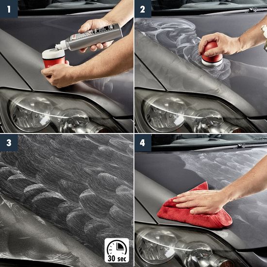 Цветной полироль с воском серый 500 мл SONAX Polish&Wax Color (296300), Объем (В): 500 мл, изображение 6
