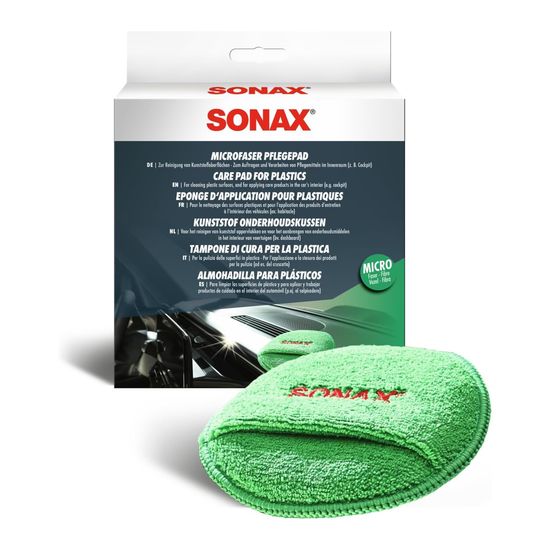 Аплікатор з мікрофібри для шкіри і пластика SONAX Microfaserpflegepad (417200)