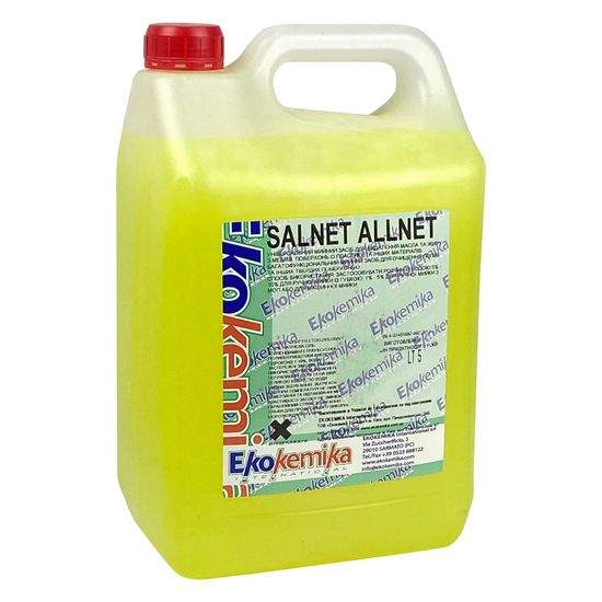 Універсальний миючий засіб для пластикових поверхонь, меблів та підлог 5 л Ekokemika Clean Line SALNET ALLNET (545456), Об’єм: 5 л