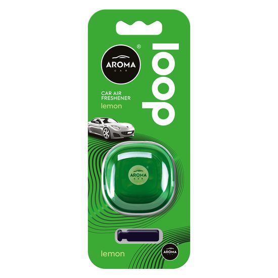 Автомобільний ароматизатор Aroma Car Loop Gel - Lemon (631166), Аромат: Lemon