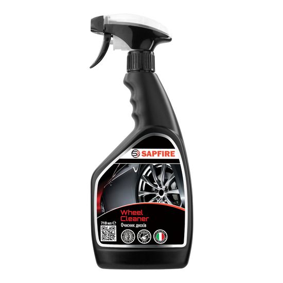 Очисник легкосплавних та сталевих дисків 710 мл SAPFIRE Wheel Cleaner (748506), зображення 2