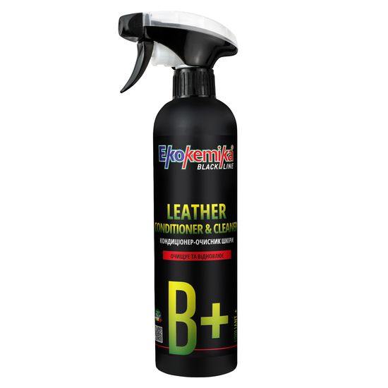 Кондиціонер-очисник шкіри 500 мл Ekokemika Black Line LEATHER CONDITIONER&CLEANER (780576)