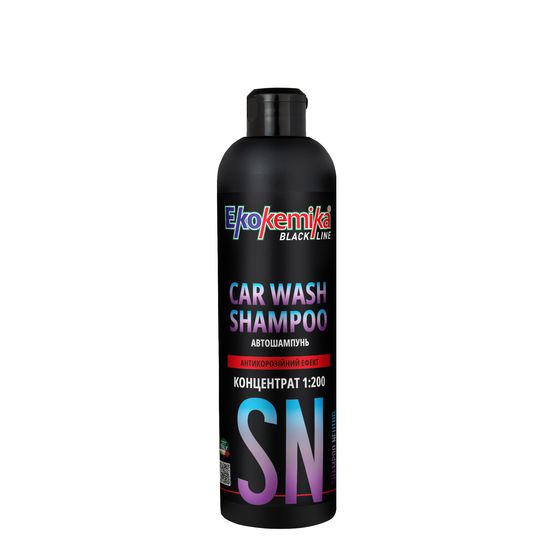 Автошампунь з антикорозійним ефектом 500 мл Ekokemika Black Line CAR WASH SHAMPOO (780644), зображення 2
