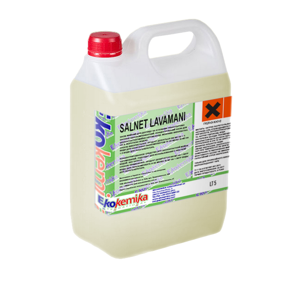 Рідке мило для рук з антибактеріальним ефектом для кухні без аромата 5 л Ekokemika SALNET LAVAMANI (545616), Об’єм: 5 л, Аромат: Без аромата