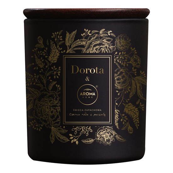 Набір з ароматичної свічки та аромапалочок Aroma Home XMASS BOX "Чорна троянда з пачулі" 150г + 100мл (100155), зображення 5