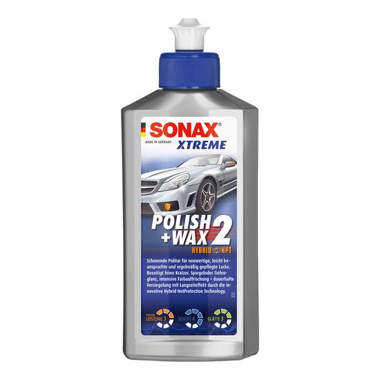 Поліроль з воском # 2 250 мл SONAX XTREME Polish + Wax 2 Hybrid NPT (207100)