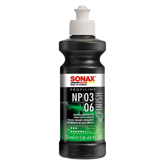 Полірувальна паста для кузова автомобіля 250 мл SONAX PROFILINE Nano Polish NP 03-06 (208141)
