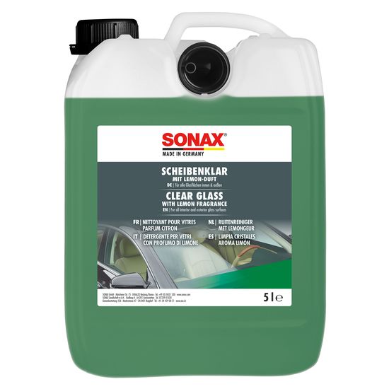 Очищувач скла 5 л SONAX Clear Glass - лимон (338505), Об’єм: 5 л