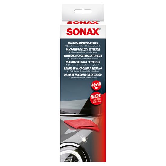 Серветки для кузова 40х40 см SONAX Microfasertuch Aussen (416200), зображення 2