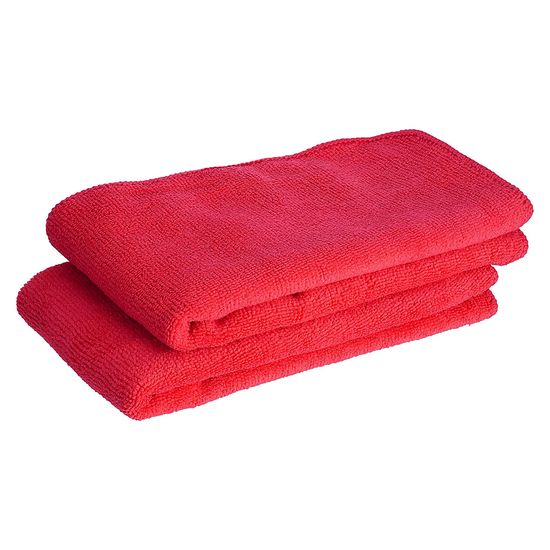 Набір серветок з мікрофібри для кузова червона 2 шт 40х40 см SONAX Microfibre Cloths Outside (416241), зображення 3